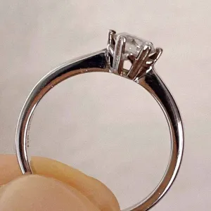 0.5ct Round Cut Diamond Engagement Ring