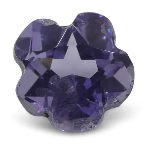 0.65ct Violet Sapphire Flower