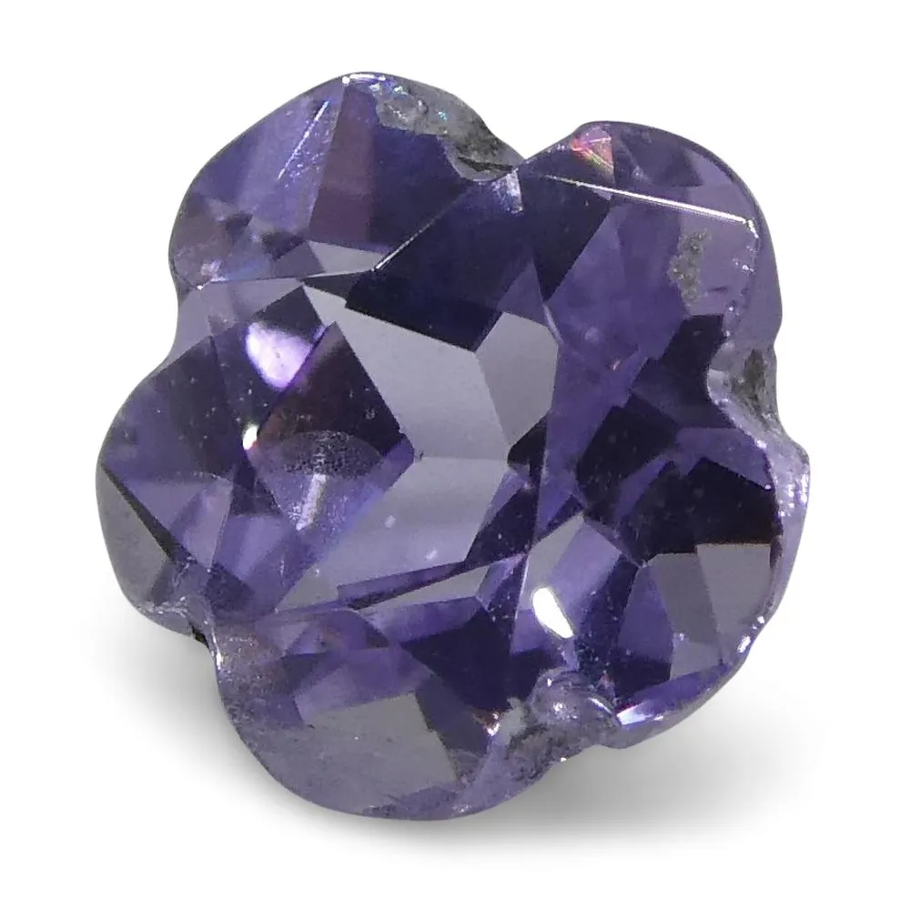 0.65ct Violet Sapphire Flower
