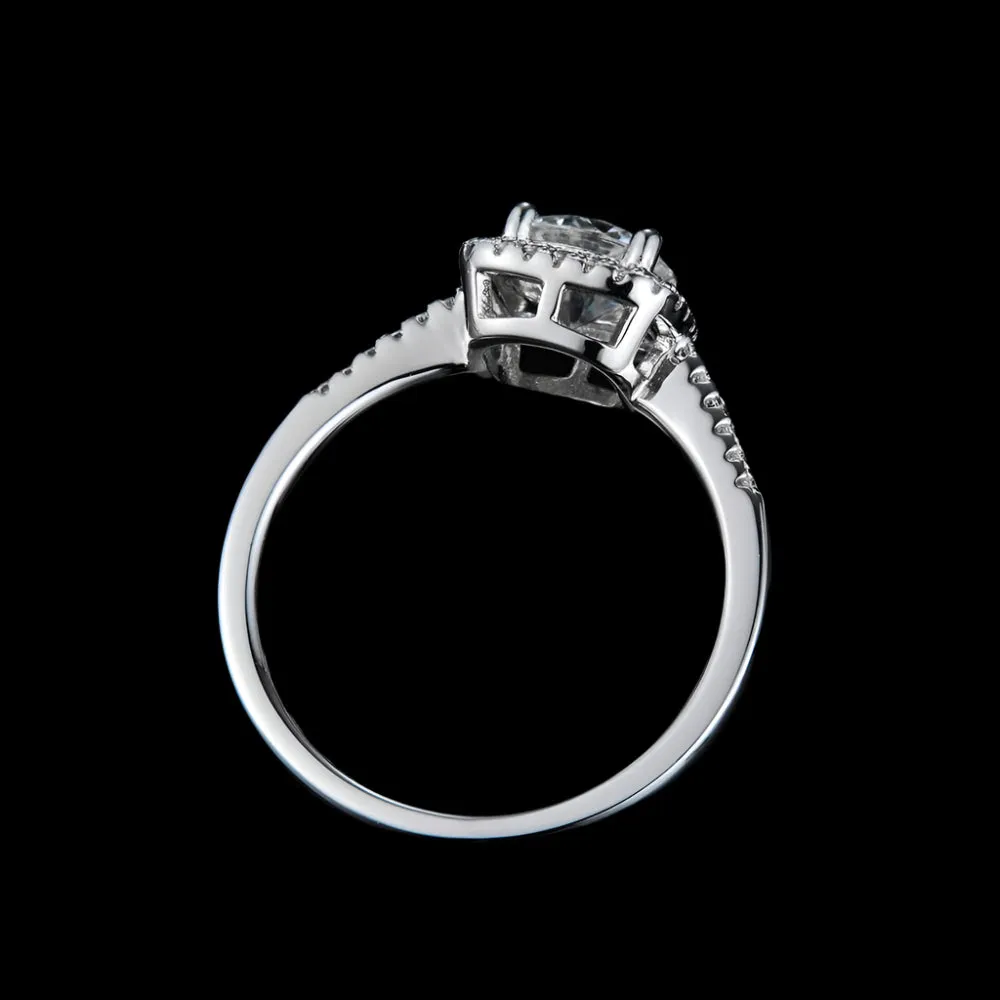 1.0Ct 6.5mm Diamond Engagement Ring
