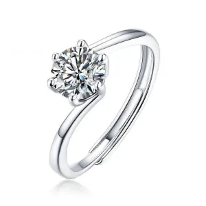 1.0Ct VVS1 Diamond Tension Ring