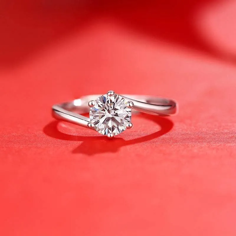 1.0Ct VVS1 Diamond Tension Ring