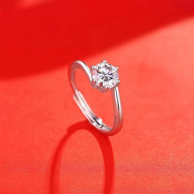1.0Ct VVS1 Diamond Tension Ring