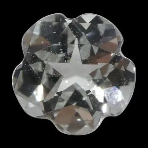 1.41ct White Sapphire Flower