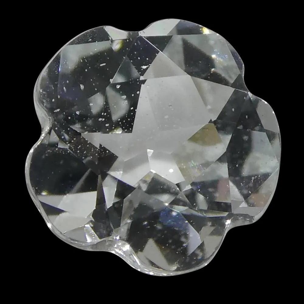 1.41ct White Sapphire Flower