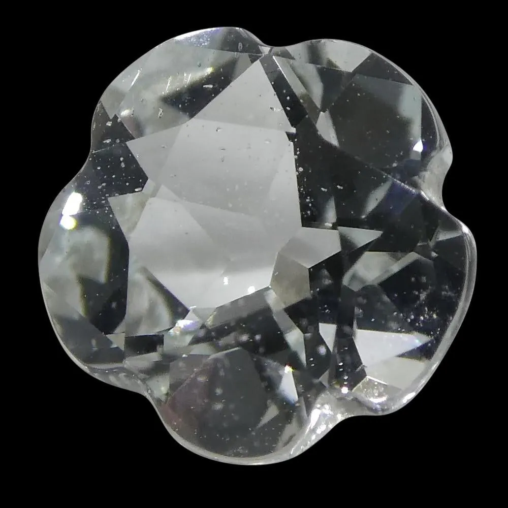 1.41ct White Sapphire Flower