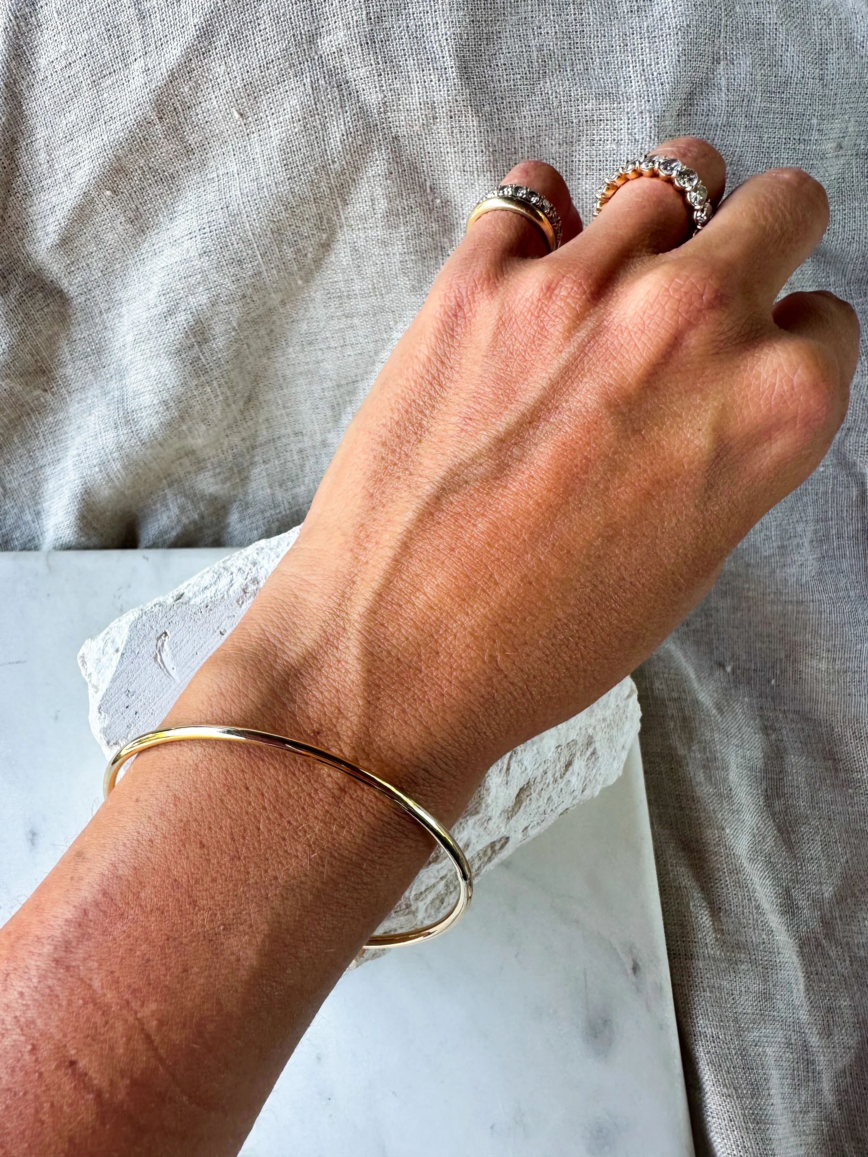 14k Gold Bangle