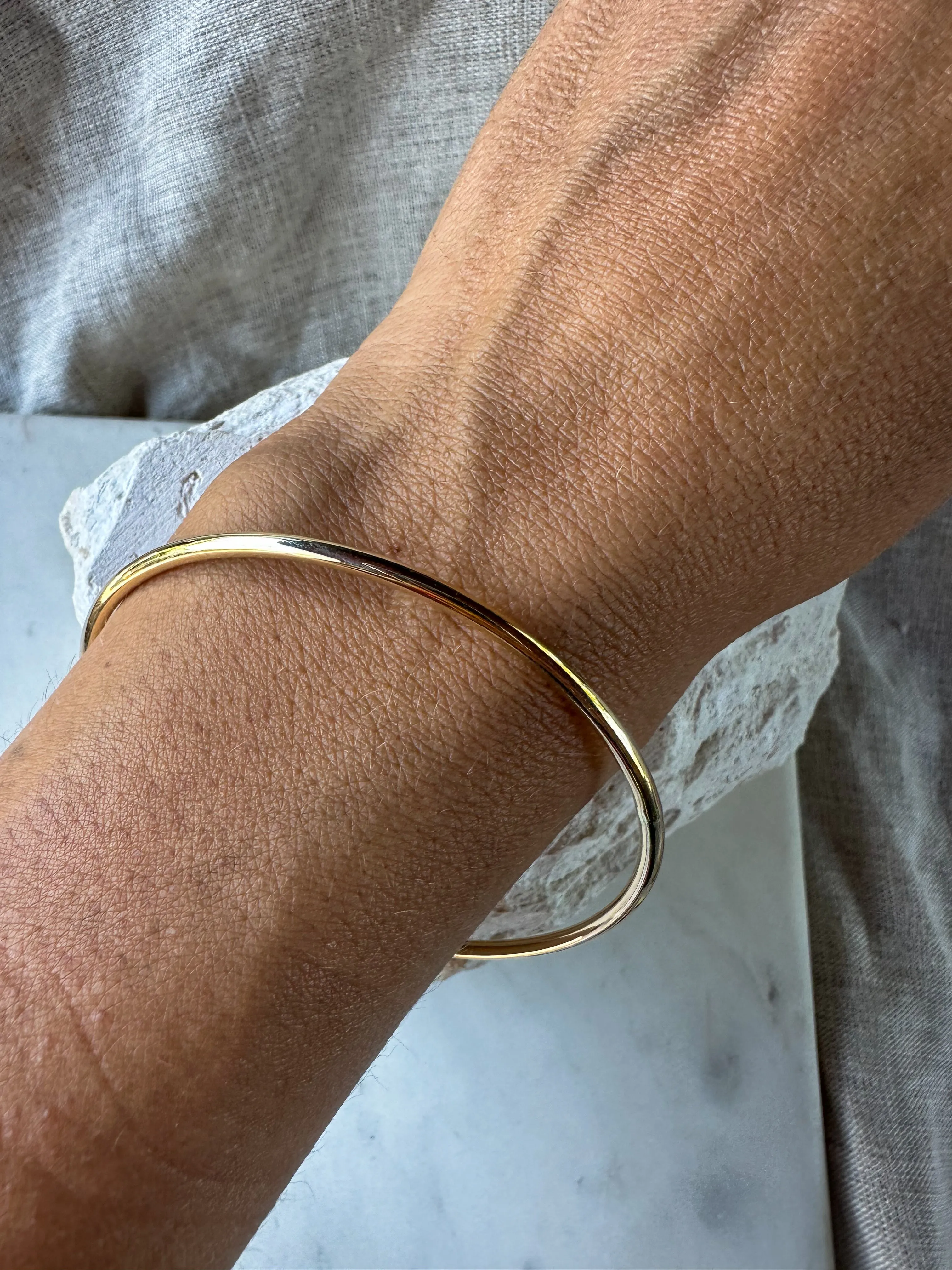 14k Gold Bangle