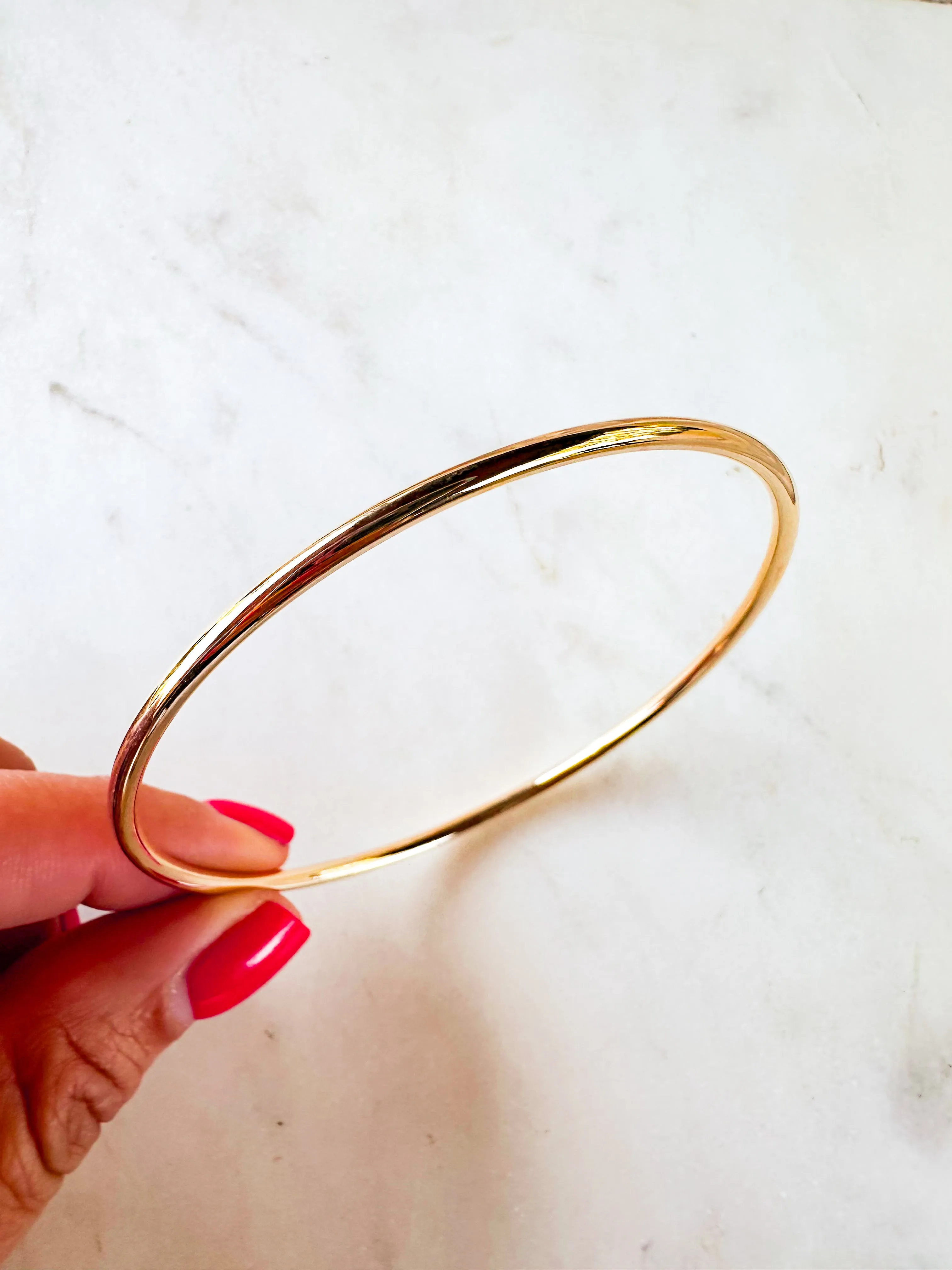14k Gold Bangle