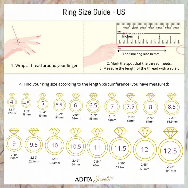 14K White Gold Round White Diamond 3mm Ring