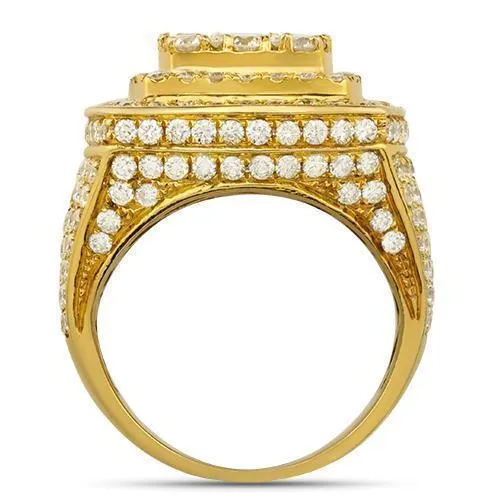 14k Yellow Gold Diamond Ring 5.00 Ctw