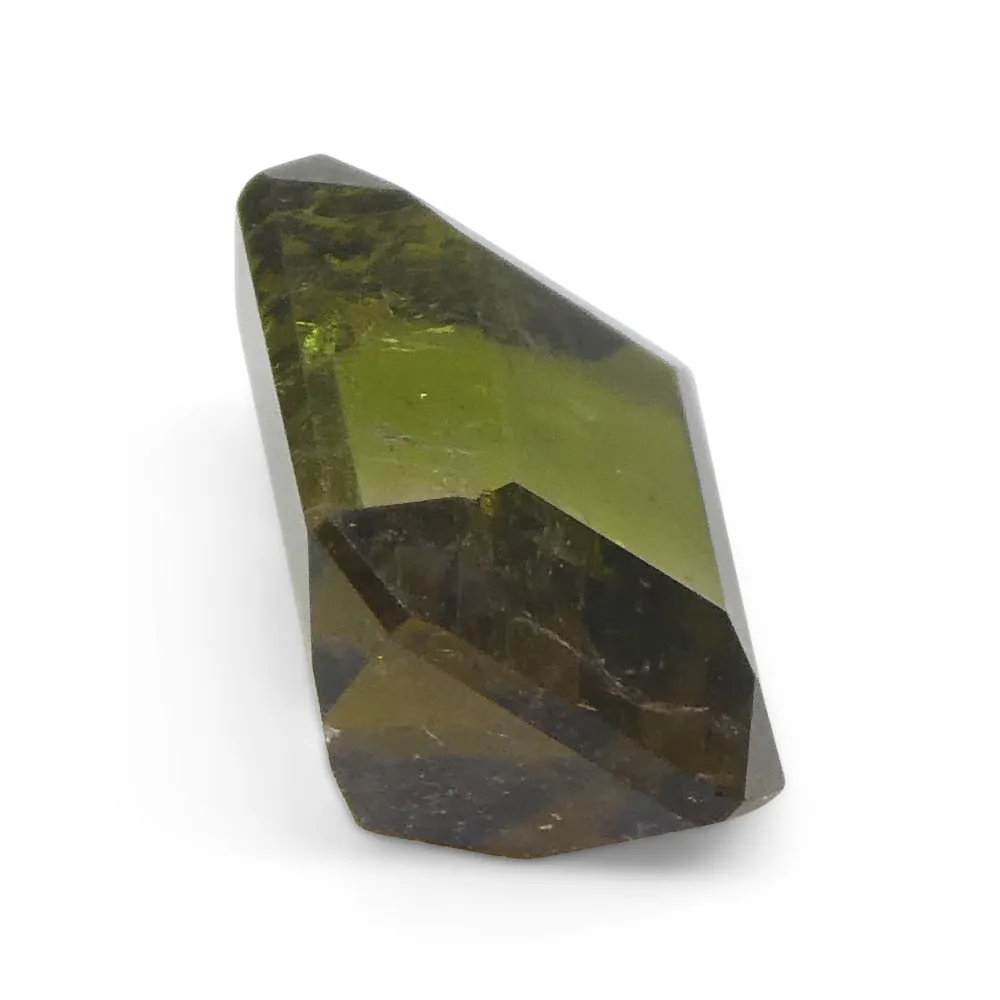 1.57ct Emerald Cut Green & Pink Bi-Colour Tourmaline