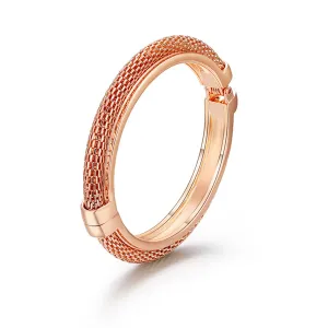 18K Rose Gold-Plated Gauzen Bangle