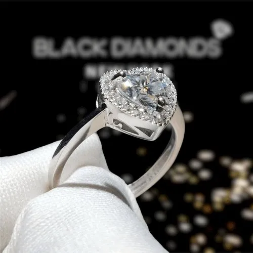 2 Carat Heart Cut Diamond Diamond Forever Love Engagement Ring
