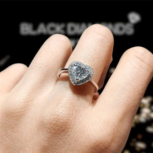 2 Carat Heart Cut Diamond Diamond Forever Love Engagement Ring