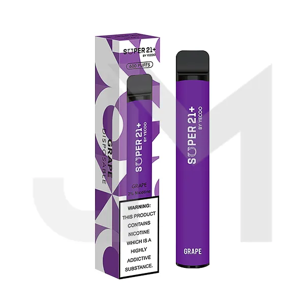 20mg Super21  By Yecoo Disposable Vape Device 600 Puffs