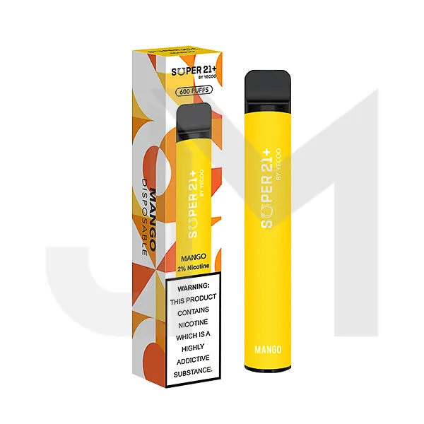 20mg Super21  By Yecoo Disposable Vape Device 600 Puffs