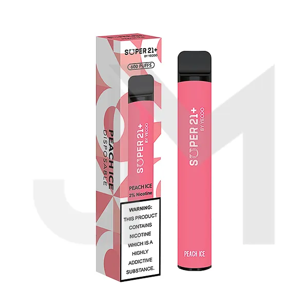 20mg Super21  By Yecoo Disposable Vape Device 600 Puffs