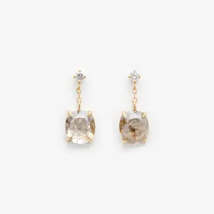 3.30 Carat One-of-a-Kind Diamond Slice Earrings | CE11-OOAK
