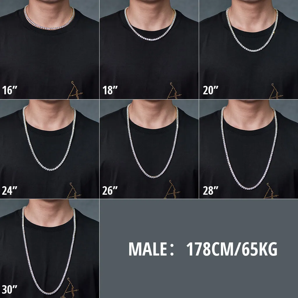 5mm Iced Tennis Chain