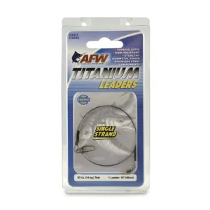 AFW Titanium Single Strand Leader Trace