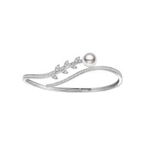 Akoya Pearl 18K Sycamore Leaves Bracelet