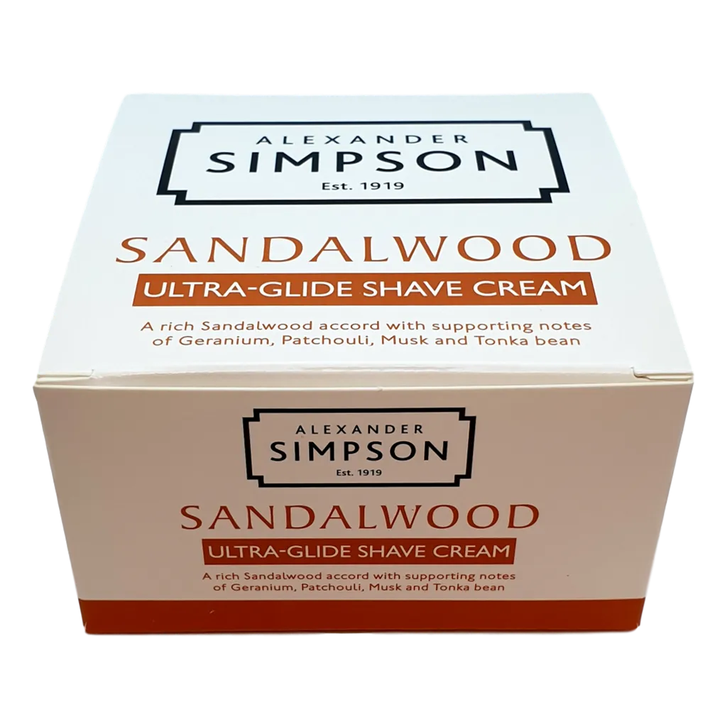 Alexander Simpson Est. 1919 Sandalwood Ultra-Glide Shave Cream 180ml