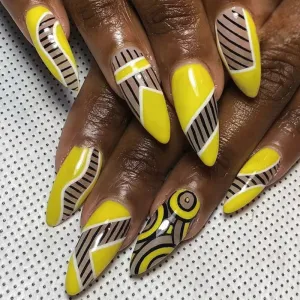 Alomnd wild shining yellow