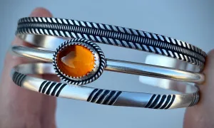 Amber Stacker Cuff Set