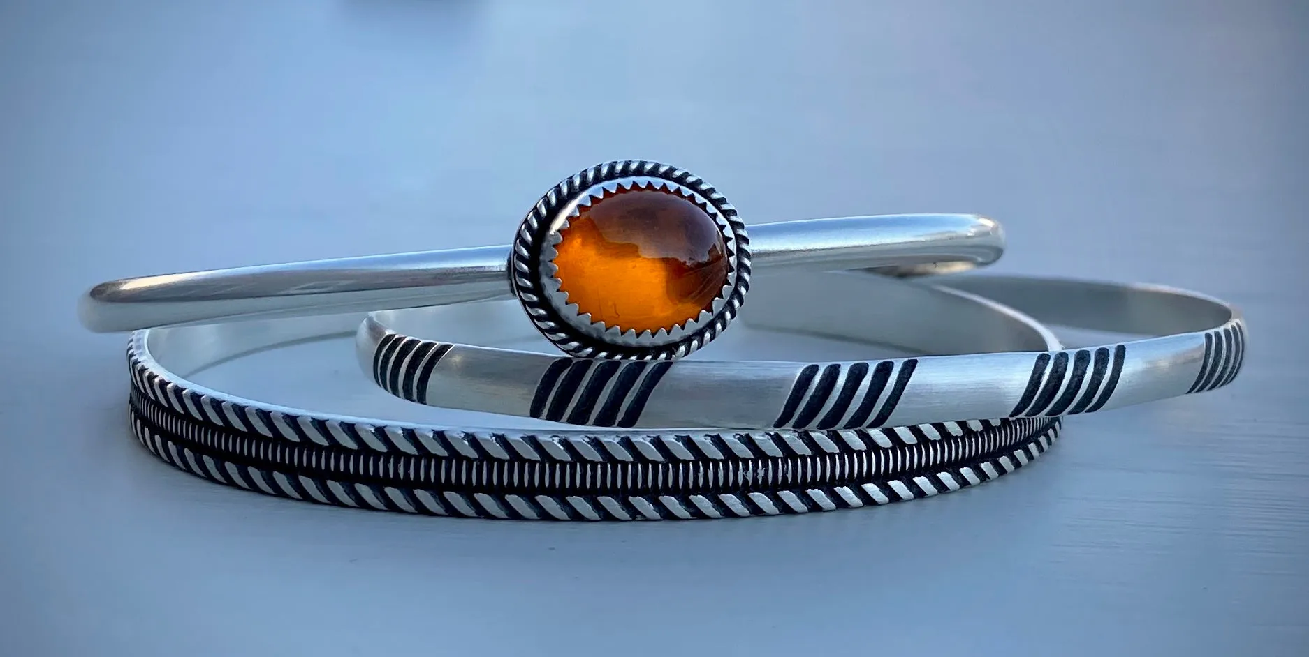 Amber Stacker Cuff Set