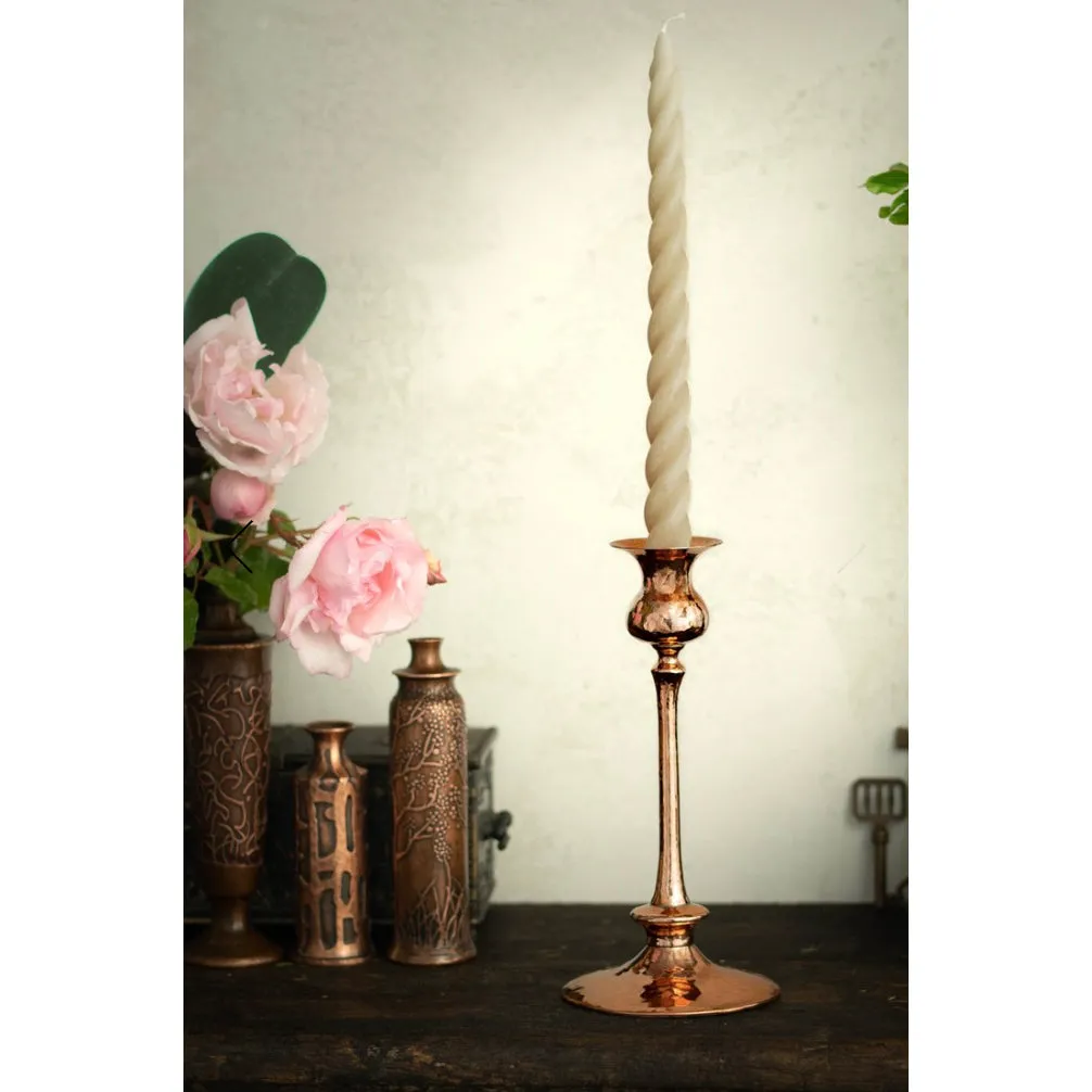 'Ancient'  Forged Candleholders ~ sold as a pair