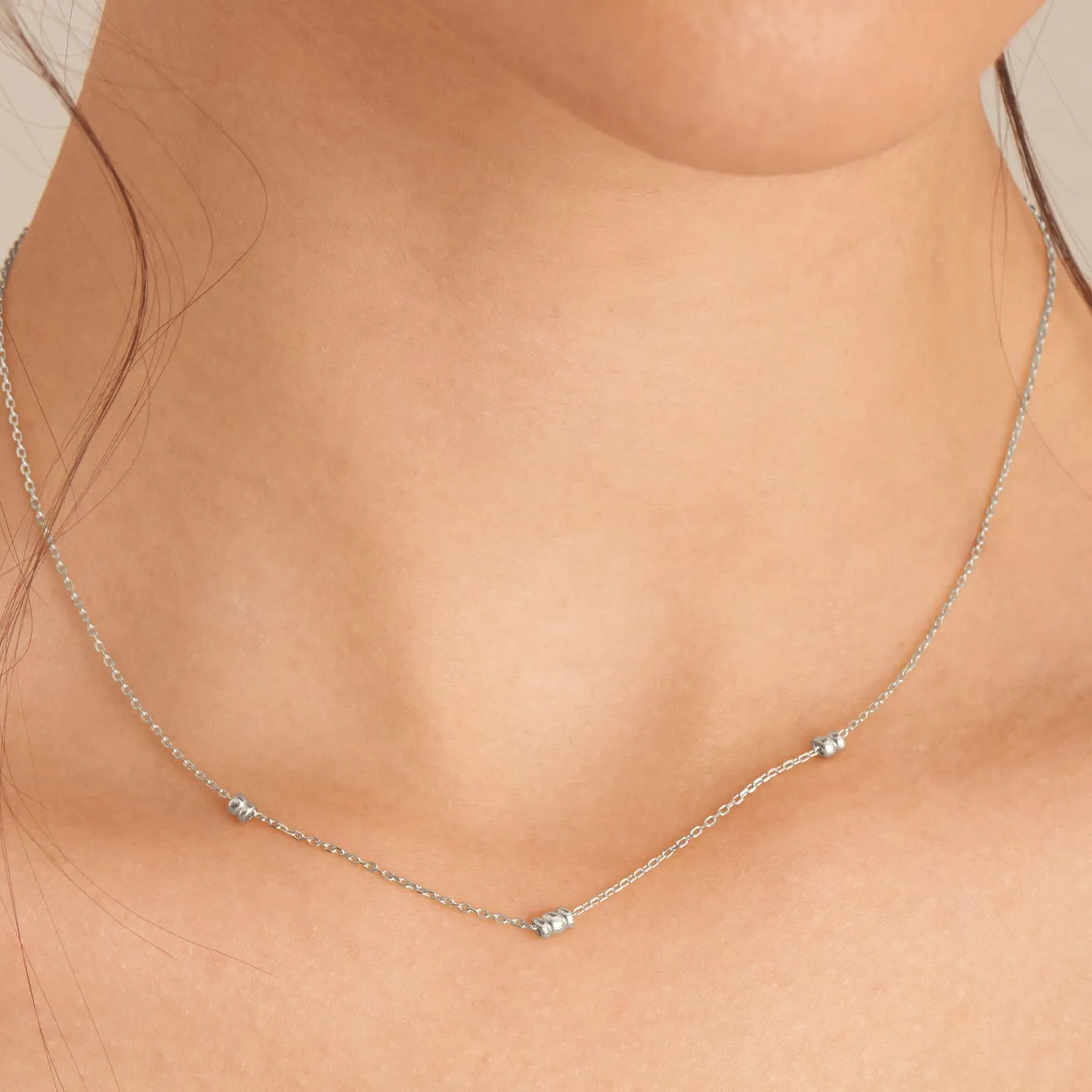 Ania Haie Smooth Operator Silver Smooth Twist Chain Necklace
