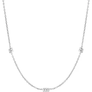 Ania Haie Smooth Operator Silver Smooth Twist Chain Necklace