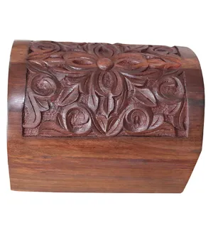 Art Nouveau Dome Wooden Box