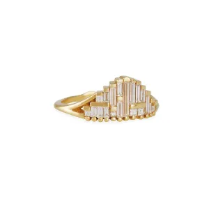 Artëmer - Art Deco Baguette Diamond Cluster Ring