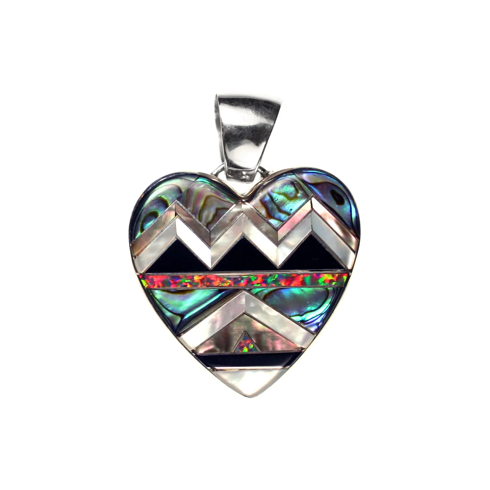Aztec "Little One" Heart Pendant
