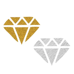 Bachelorette: Gold and Silver Diamonds Tattoo
