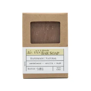 Bar Soap Scent #022 | Handmade | sandalwood   vanilla aroma