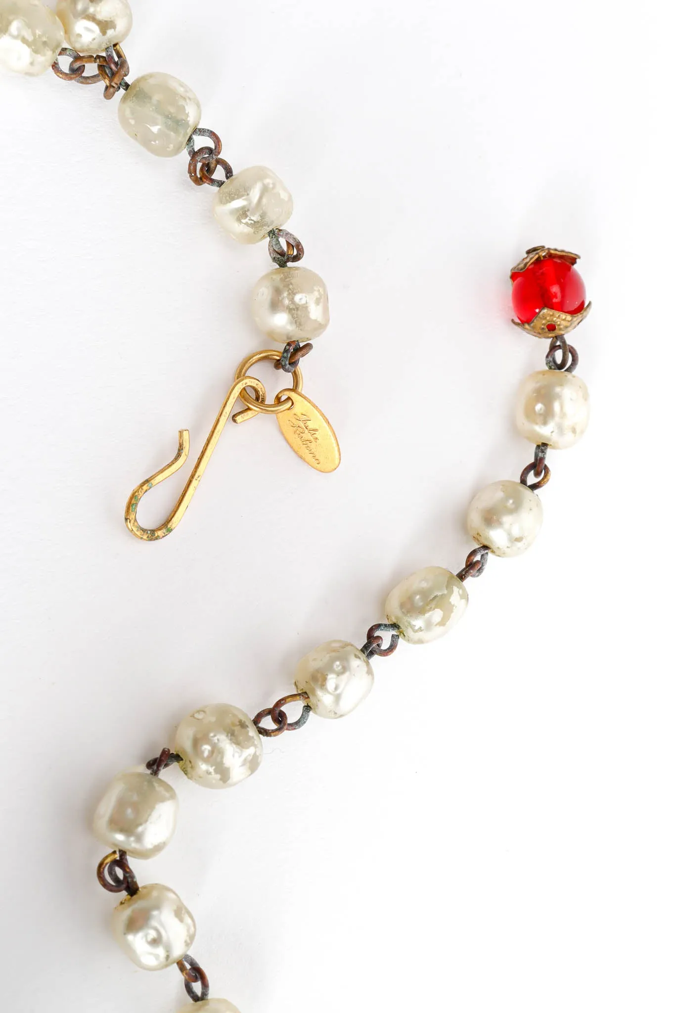Baroque Glass Bead Bib Necklace