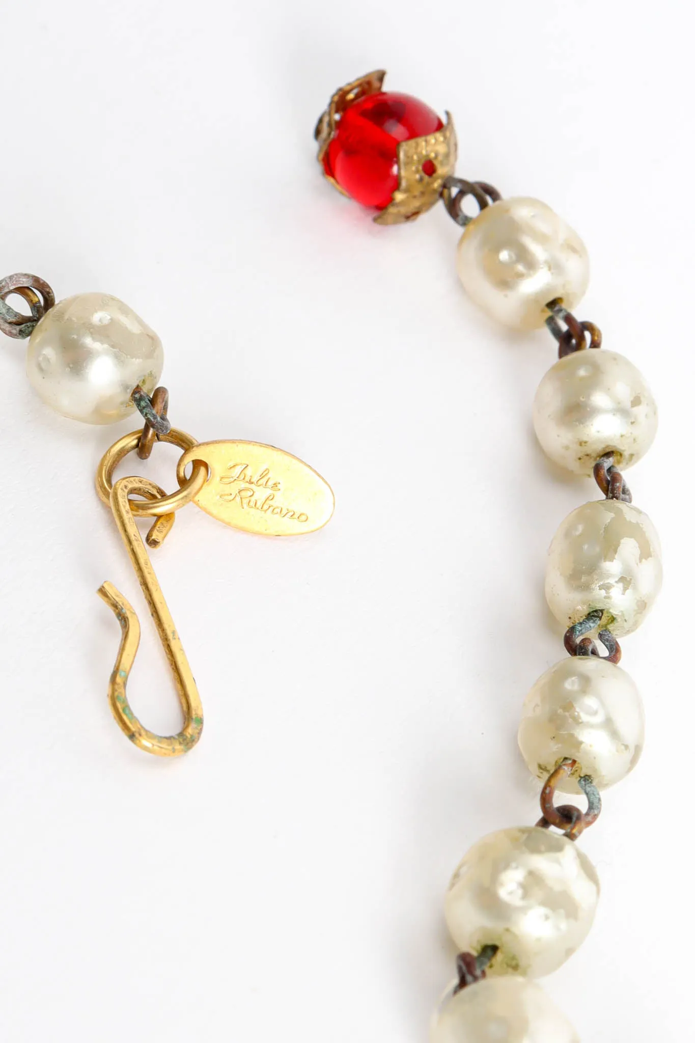Baroque Glass Bead Bib Necklace