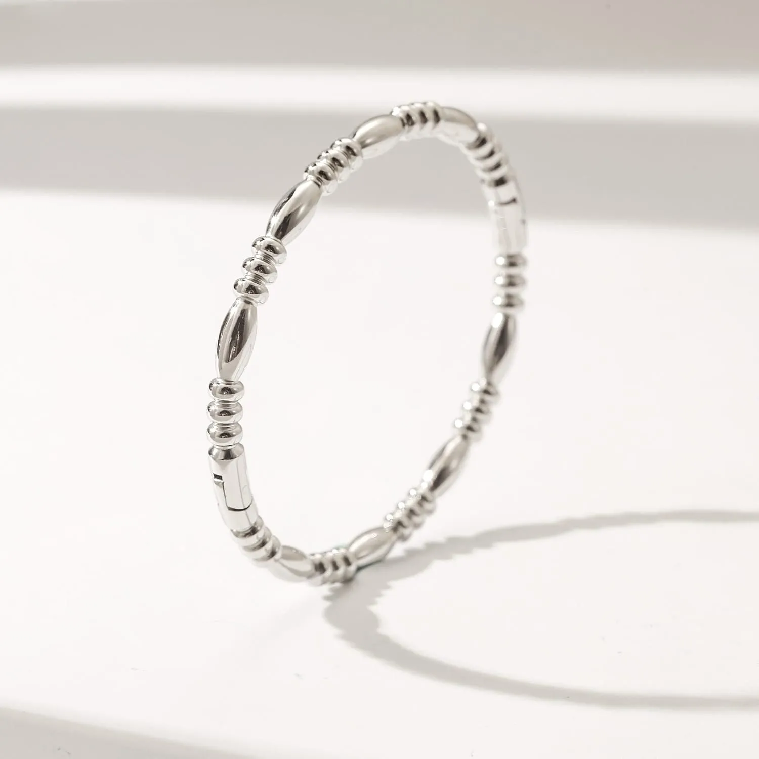 Beaded Barrel Bangle