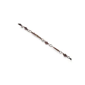 Beautiful Sterling 925 Silver Purple Agate Bracelet