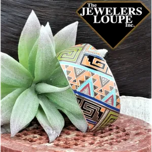 Belle e'toile Sterling Silver Sedona Orange Bracelet, Medium (81333)