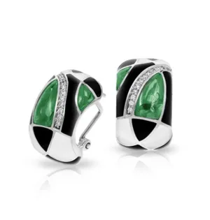Belle e'toile Sterling Silver Tango Earrings (81326)
