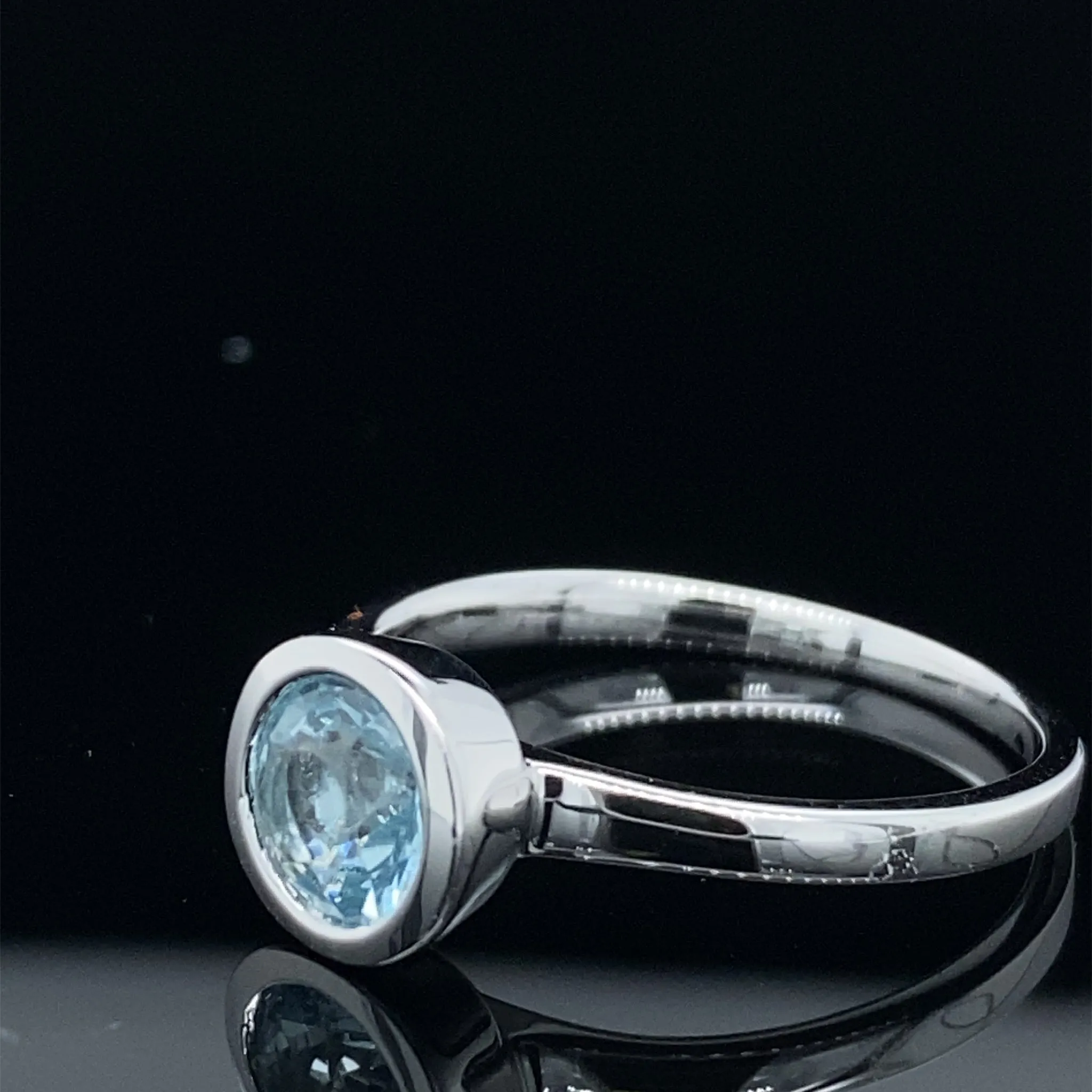 Bezel Gemstone Pop Stackable Ring