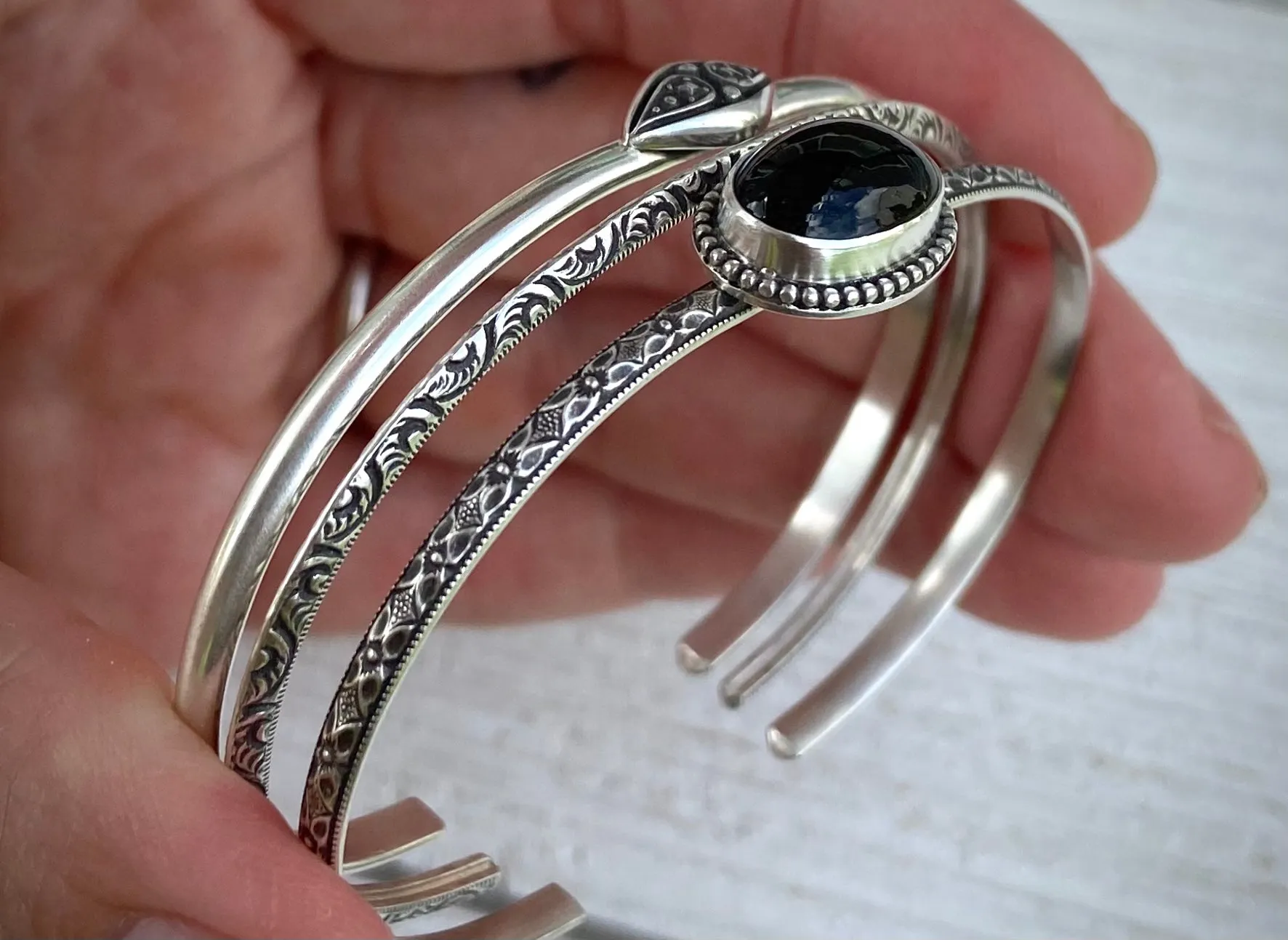 Black Sunstone Stacker Set