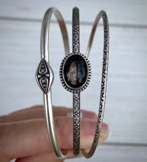 Black Sunstone Stacker Set