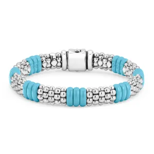 Blue Caviar Blue Ceramic Caviar Beaded Bracelet | 9mm