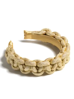 Braided Headband - Gold