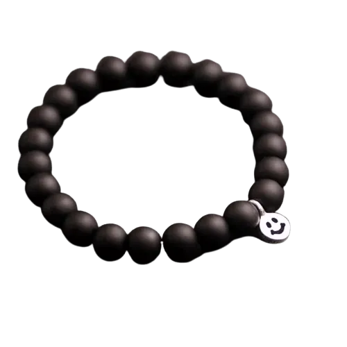 BWL Obsidian Beaded Bracelet